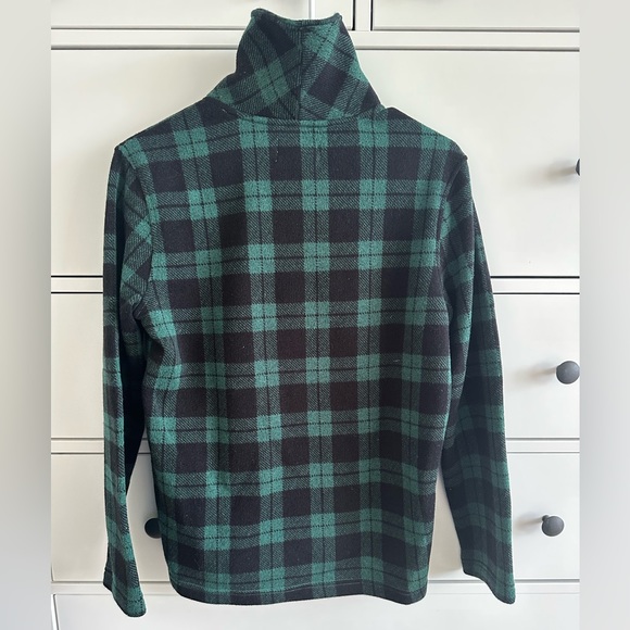 Old Navy Checkered Fleece Pullover - Picture 2 of 6